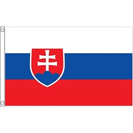 Slovakia Small Flag - 3 x 2 FT - 100% Polyester With Eyelets Banner - FlagSuperstore