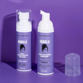 JAMALA Curl Defining Mousse, Moisturizer Lotion 2.8 0z each bottle/Pack of 2