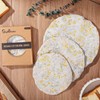 Reusable Bowl Covers for Bread Proofing Baking Embroidered Dandelion Linen