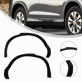 2Pcs Rear Fender, Left & Right Wheel Flare Trims Fits for 2012-2016 Honda CRV CR-V, OEM # 74410T0AA01, 74450T0AA01