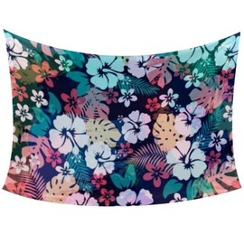 XJJ&USC Wall Tapestry ，Four Sizes to Choose from Tapestry Wall Decor Headboard Home Decor,Flower Background