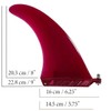 Riding not Hiding 8 inch Dolphin Shaped Fin For Paddleboard,