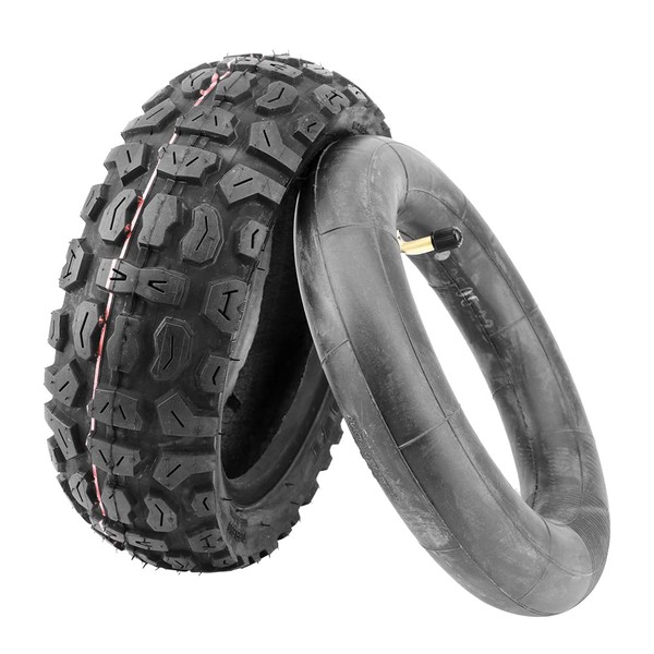 Off Road Scooter Tires, 10x3 inch Pneumatic Tire for Zero 10x for Apollo Pro Electric Scooter Tyre with Inner Tube