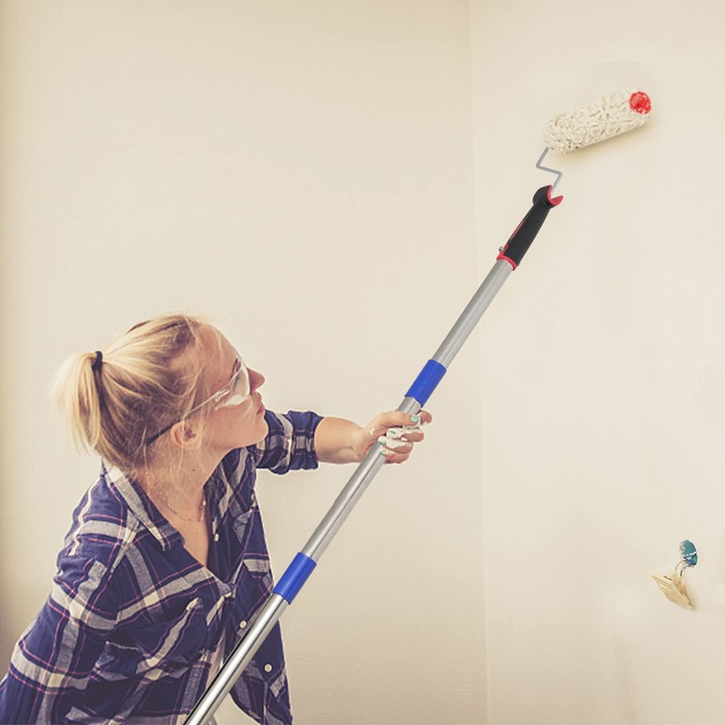FLY HAWK Paint Roller,4 FT Brush kit Multi-Function Paint Roller