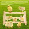 Chicken Perch for Chicken Coop - Perching Bar with Ladder,