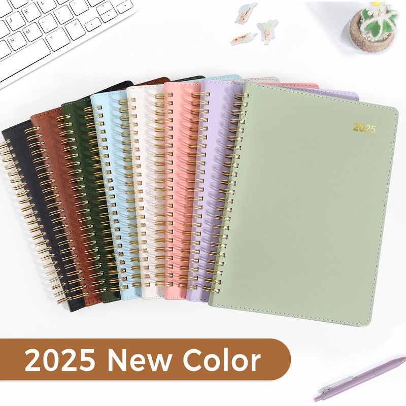 SUNEE 2025 Weekly & Monthly Planner 6.4"x8.5"- 12 Month (January