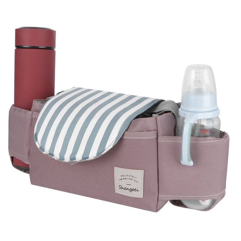 Baby Stroller Hanging Bag Organizer Universal Cup Holder Storage Bag