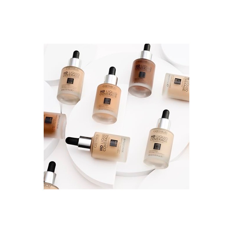 Catrice Base Maquillaje Líquida Alta Cobertura Impecable Vegana Libre Crueldad