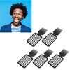 5pcs Twist Combs Ergonomic Perm Curling Hair Dreadlocks Twist Combs