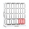 Mavivegue Clothes Organizer with 4 Hanging Rods, Portable Closet Wardrobe,
