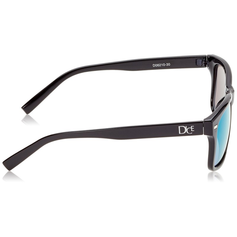 Dice Unisex Sunglasses, Unisex, Sonnenbrille, Shiny Black/Pink Revo