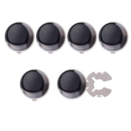 GLOBLELAND 3 Pairs Brass Cuff Buttons with Enamel for Men's Shirts Flat Round Button Cuffs Cufflinks Classic Design Cuff Links for Apparel Accessories Wedding Banquet Ceremony Business