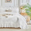 Ruffled Quilt Set Queen Size 92 * 92in - 3
