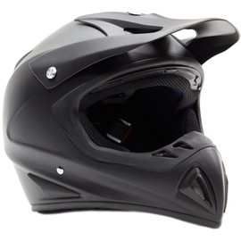 Typhoon Adult ATV Helmet & Goggles Gear Combo, Black w/Pink (Small)