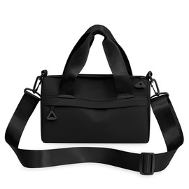 ChuLian Mini Gym Bag for Women Men Small Gym Tote Bag Travel Duffle Bag Cute Workout Sport Bag Black