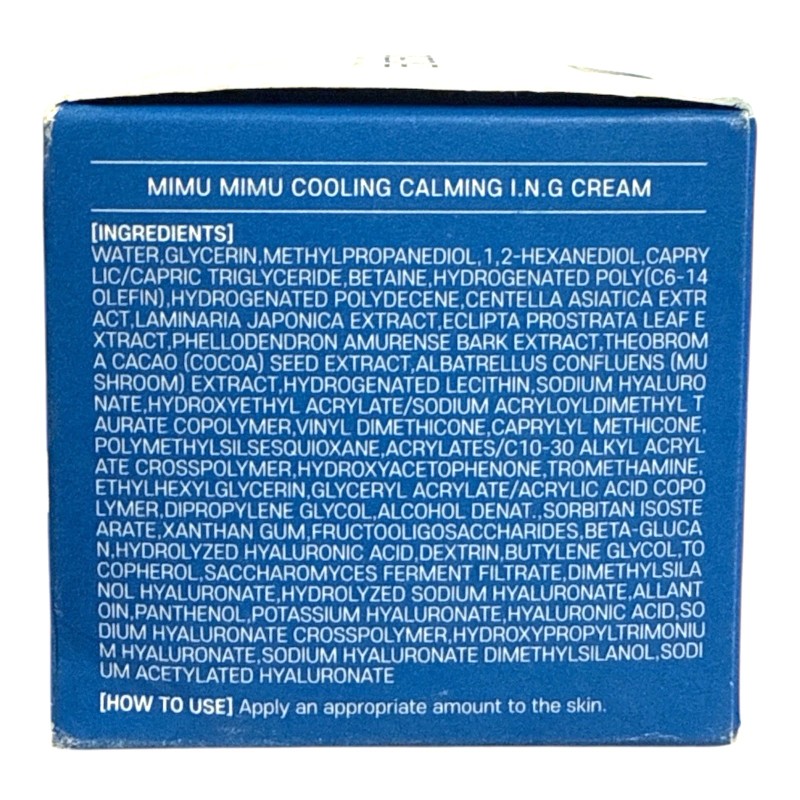 MIMU MIMU Cooling Calming i.n.g Cream | Deep Hydration &