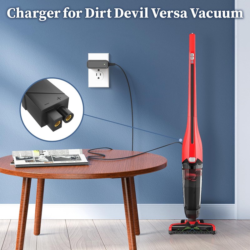18.2V Charger for Dirt Devil Versa Vacuum Power Cord for