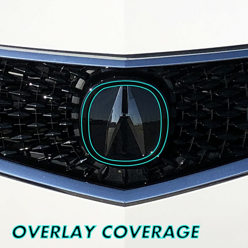 SlickMod Chrome Delete Blackout Vinyl Overlay for 2018-2020 Acura TLX