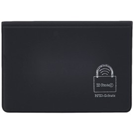 ID Protec 18200 RFID Protective Case for ePerso and 2 Other Cards in Credit Card Format, Black, 69.5 x 97 mm