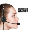 Auricular de Centro de Llamadas Celular con Micrófono Audifono Binaural