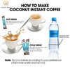 AMAZIN CHOICES Instant Coconut Coffee. Coconut Coffee 4-in-1 Single Serve