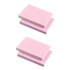 Ciieeo 300pcs Ruled Index Cards Versatile Flash Cards for Notes Study Word Memorization and Presentations Random Colors for Students and Office Use