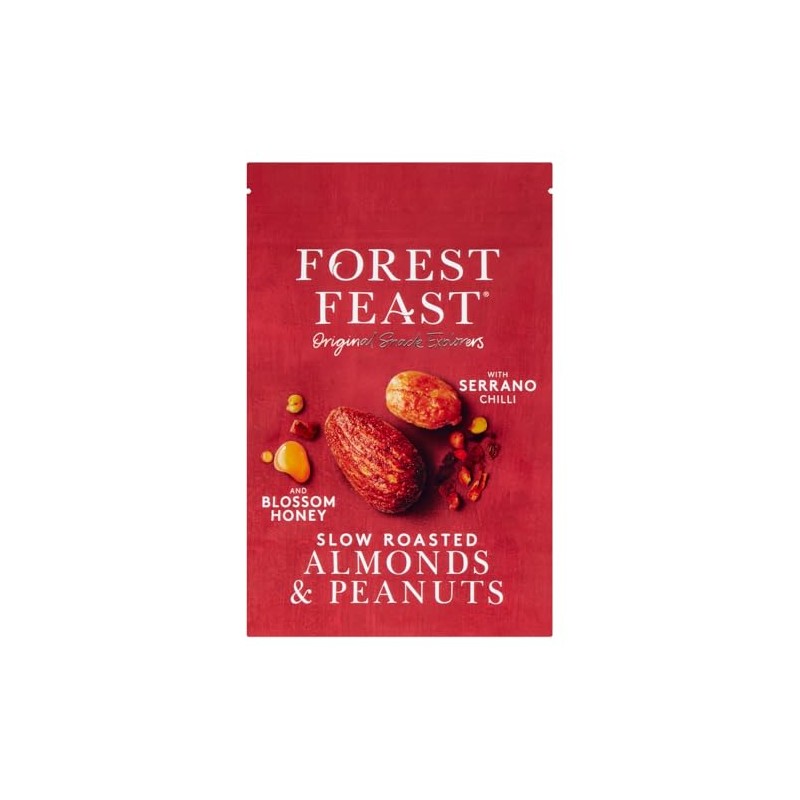 Forest Feast Serrano Chilli Honey Peanuts & Almonds 120g