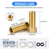 Faucet Shank Extension kit,100818 Thick Countertop Extension Set for Faucet