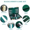 RERIVER Backgammon Set 2 Players Classic Backgammon Sets for Adults