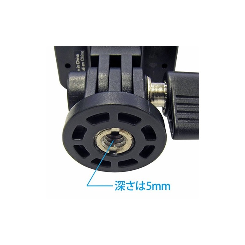 ベルボン Velbon 1Way雲台 THD-23 小型 底面径24mm ティルト専用 プラスチック製 383624 ブラック