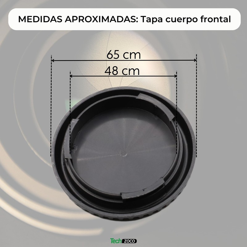 TECHZOCO Front and Lens Cap Compatible with Canon EF/EF-S 4000D