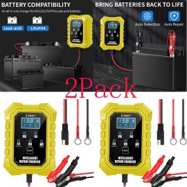 Unbranded Car Battery Charger Smart Automatic 6V 12V Maintainer Trickle Charger Motorcycle