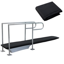 Adnee 8 Ft Pool Diving Board Cover,600D Oxford Weatherproof Diving Board Cover,UV Resistance Diving Board Protective Cover for Summer Winter Outdoor Climatic Dust Prevention