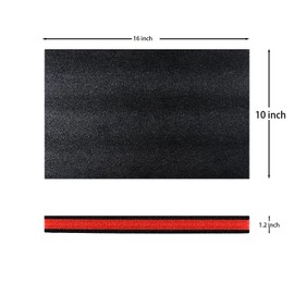 Tool Box Foam, 2Pack 22x18x2 inch, Foam Inserts for Cases, Polyethylene Storage Sheets for Toolbox Hard Case, Tool Shadow Insert,tool Organizer Sheet (16x10x1.2 inch, 4 pack)