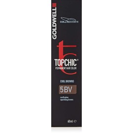 Goldwell Topchic Hair Colour Sparkling Brown 5BV, Pack of 1 (1 x 60 ml)