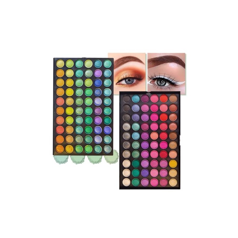 Pure Vie Professional 120 Colors EyeShadow Palette Makeup Contouring Kit