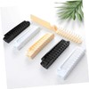 WOONEKY 3pcs Portable Hair Brush for Women Double Headed Comb