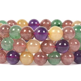 Justinstones Gem Semi Precious Gemstone 8mm Round Beads Stretch Bracelet 7 Inch Unisex, 8mm, Stone, no gemstone