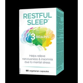 3 Brains Restful Sleep 90 Vegi Capsules