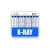 X-RAY Badge Buddy Horizontal w/Height & Weight Conversion Charts (Standard,