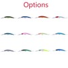 ABS Plastic Fishing Lure with Barbed Hooks Lifelike 3D Minnow