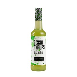 Sessa Syrups Sugar Free Pistachio Syrup - 25.4 Fl Oz - Keto-Friendly, Zero Calorie, Gluten-Free - For Coffee, Tea, Cocktails, and More