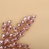 Rumtock Cute Pink Crystals Beads Hair Comb for Women Girls
