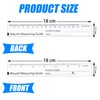 Mevlshcey 100 Pcs Wound Measuring Tape 6 Inch Wound Ruler
