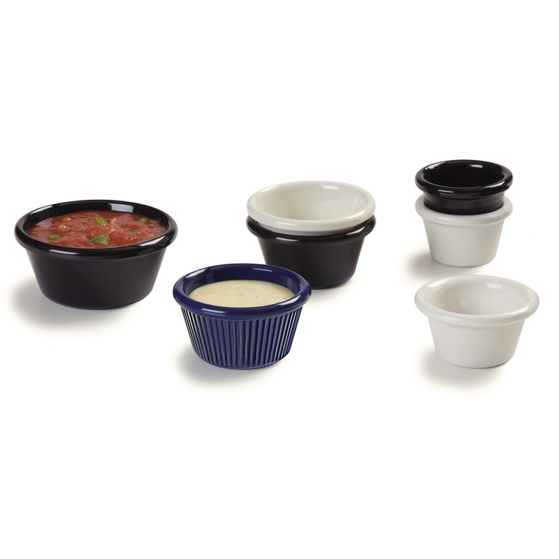 Carlisle 4312603 San Smooth Ramekin, 6 O, 1.8" Height, 3.9"