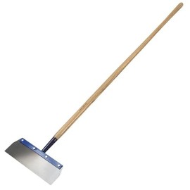 Floor Scraper, 4-3/4 x 14 in, 5 ft, SS/Wood