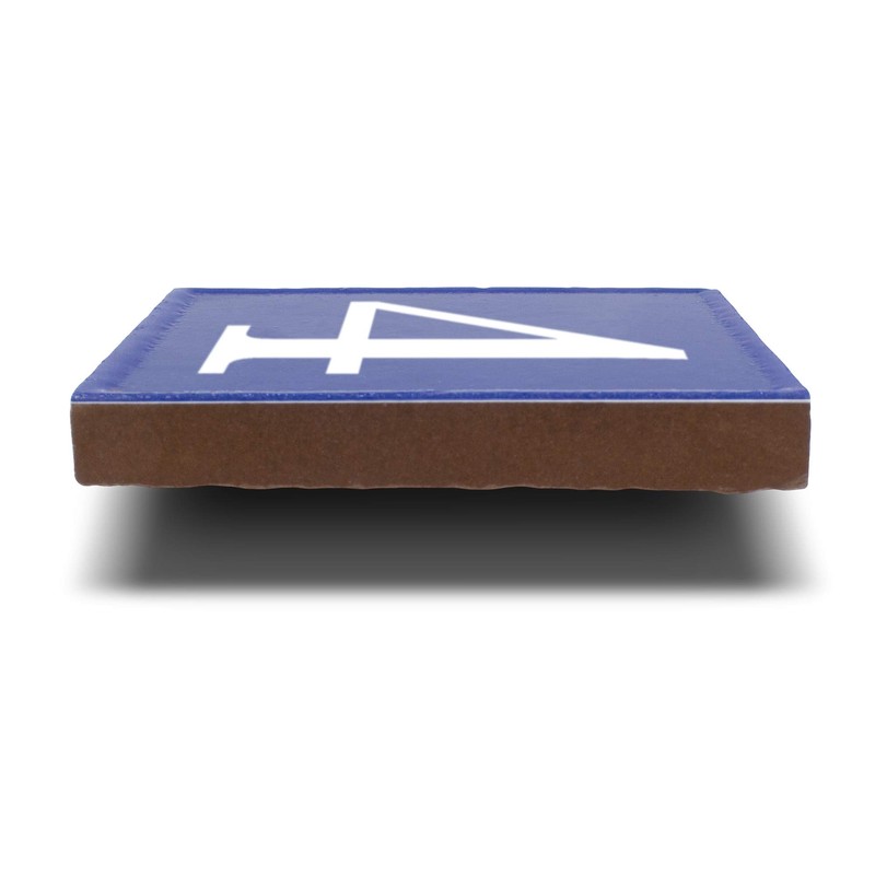 Kantu 2113005 Royal Blue Ceramic Tile Address Number