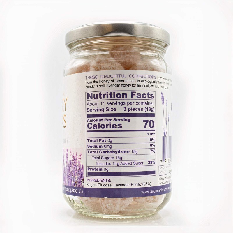Gourmanity Honey Drops Made with Lavender Honey, Fruity and Floral