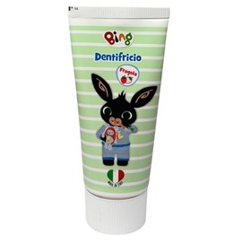 Bing Kinderzahncreme Erdbeere mit Natriumflourid gegen Zahnverfall 50 ml