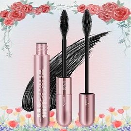 Lash Lengthening & Volumizing Mascara Tubing Formula Smudge-Proof Clump-Free Easy Removal Black